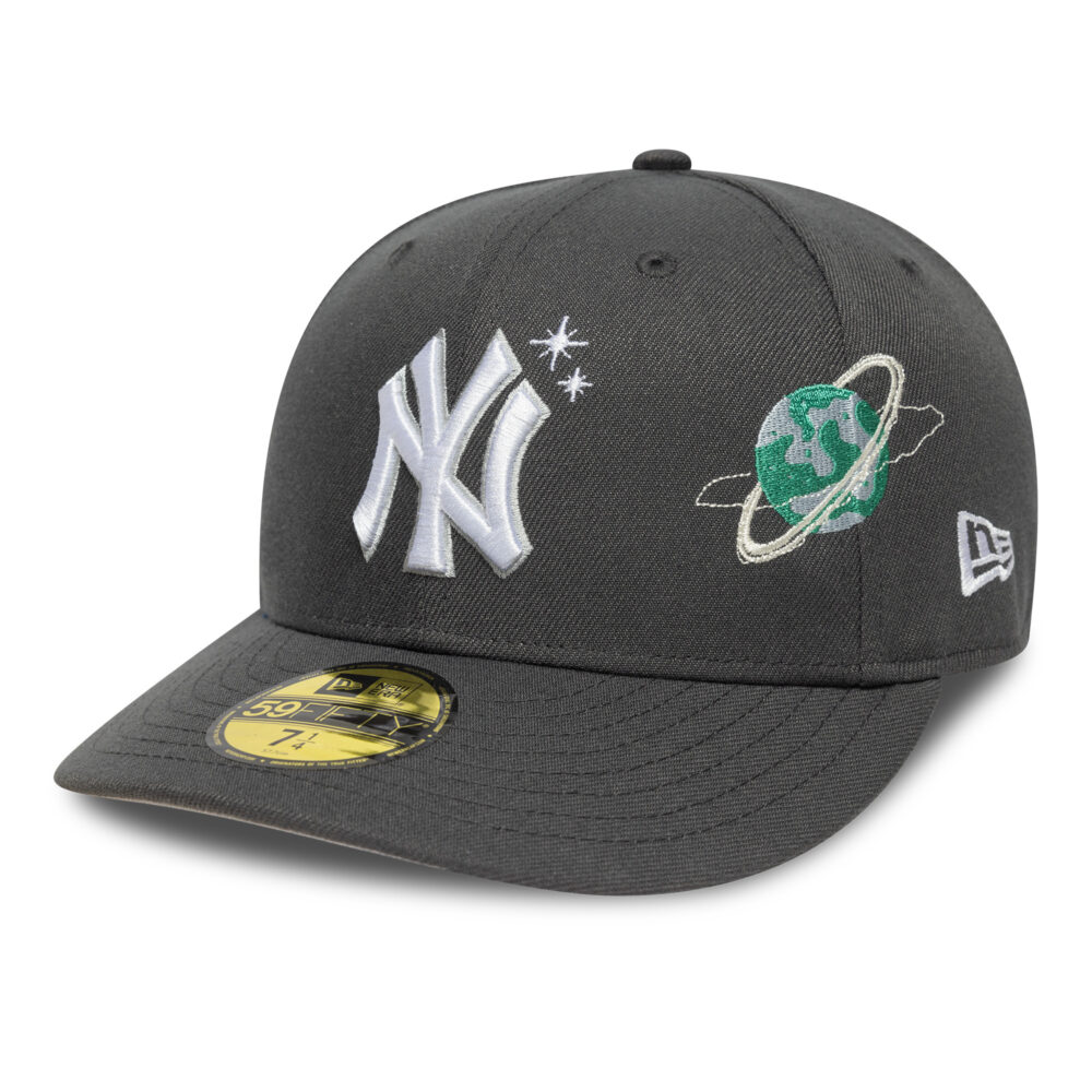 New Era 59FIFTY MLB New York Yankees Planet Icon Charcoal Fitted Sapka