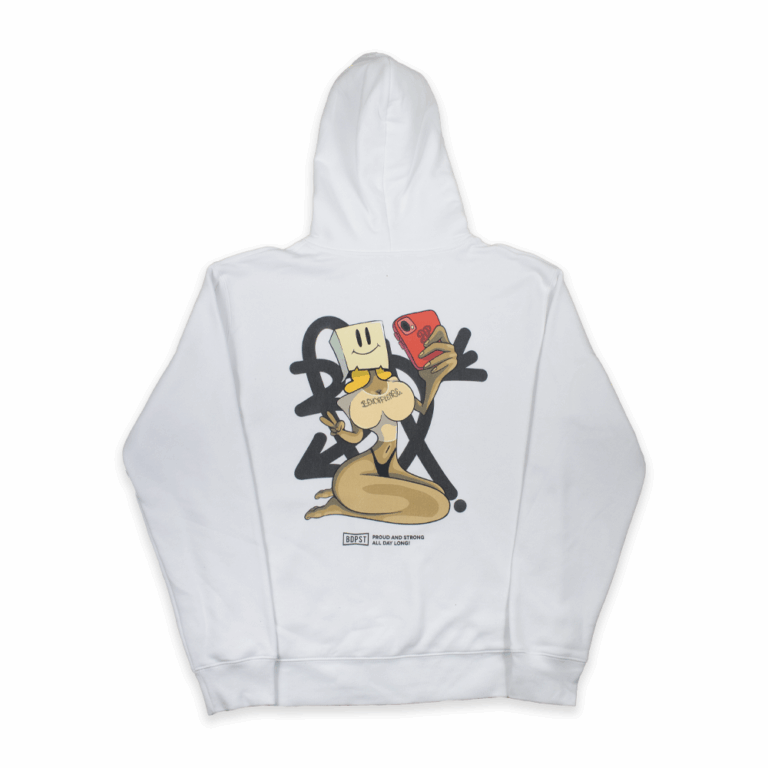BP Clothing Bitch Please Hoodie White