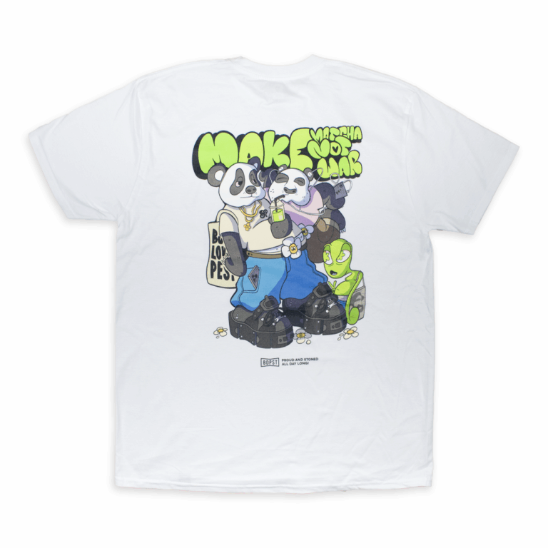 BP Clothing Make Matcha Not War Tee White