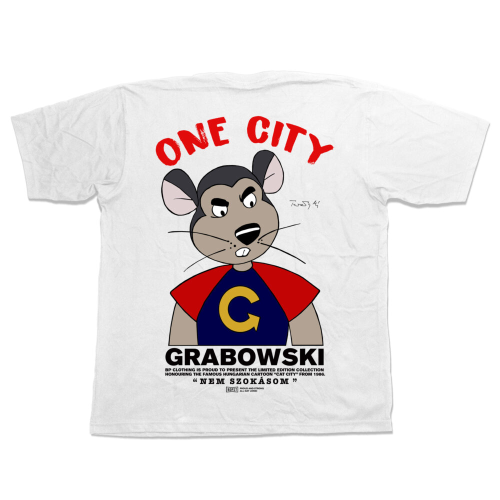 BP Clothing X Macskafogó Grabowski Valentine's Day Special Tee White