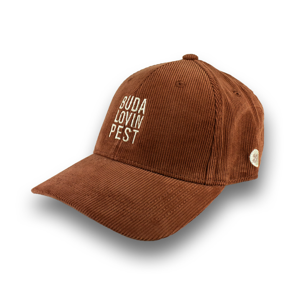 BP Clothing BudaLovinPest Vintage Cord Hat Brown