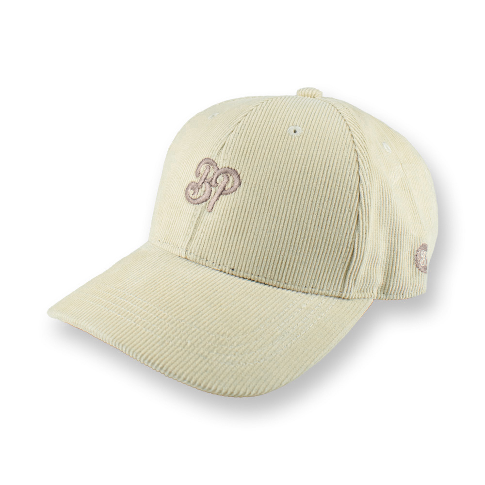 BP Clothing Classic Logo Vintage Cord Hat Beige