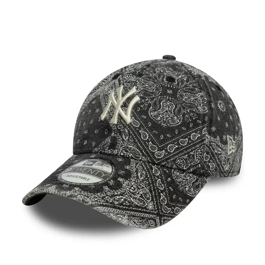 New Era New 9Twenty MLB New York Yankees Washed Paisley Black Sapka