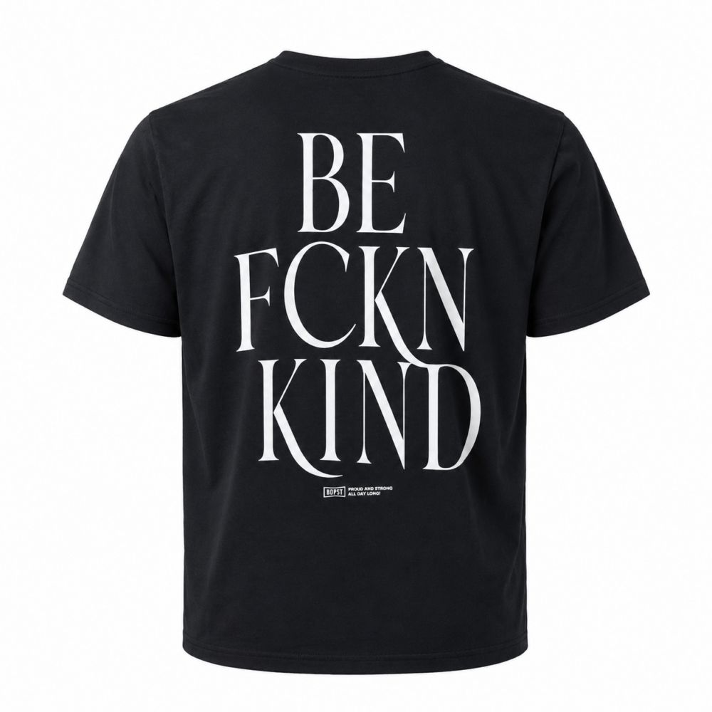BP Clothing Buda Lovin Pest+Be Fuckin Kind Tee Black