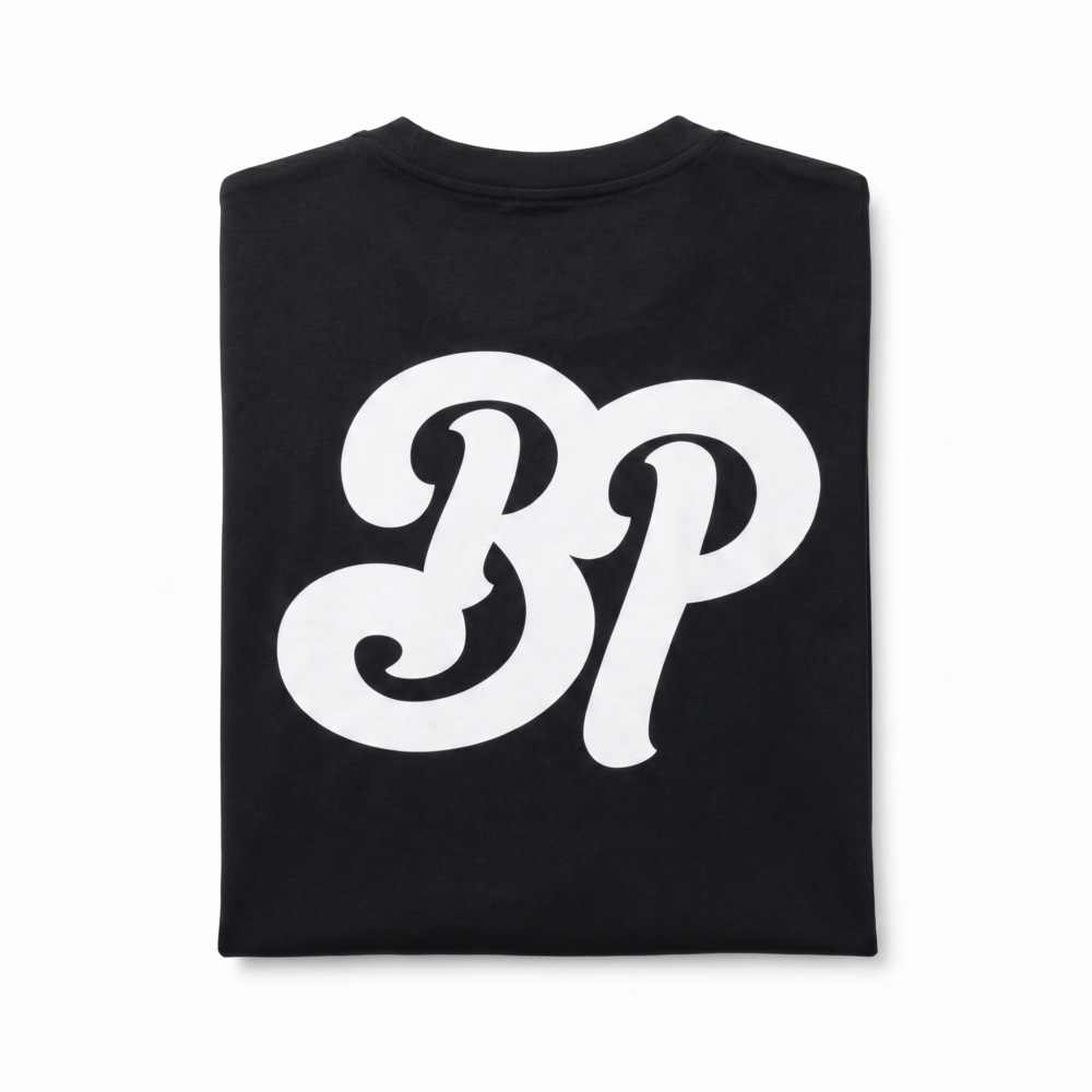 BP Clothing Classic Back Logo Tee Black - BP Shop