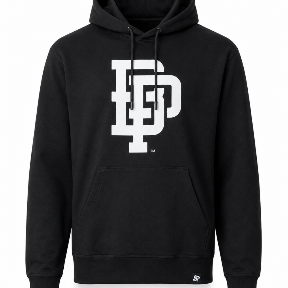 BP Clothing Collage Logo Hoodie Black