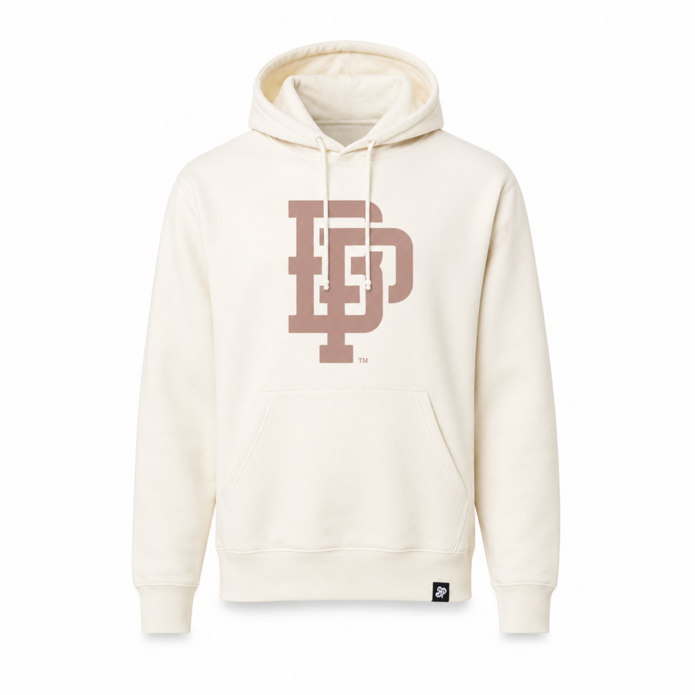 BP Clothing Collage Logo Hoodie Natural