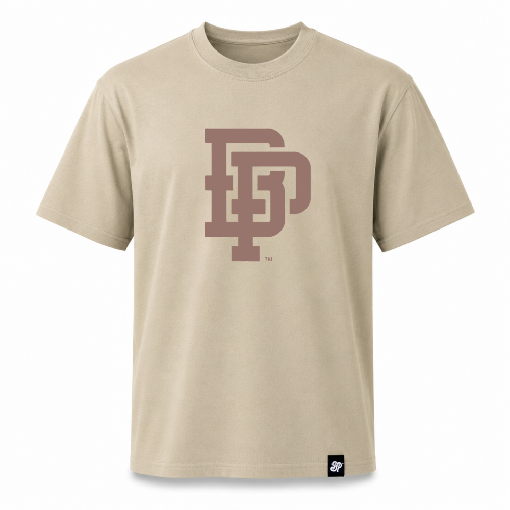 BP Clothing Collage Logo Tee Tan