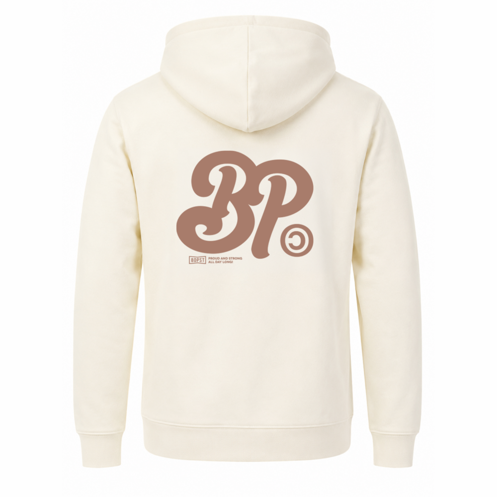 BP Clothing Classic Back Logo Hoodie Natural