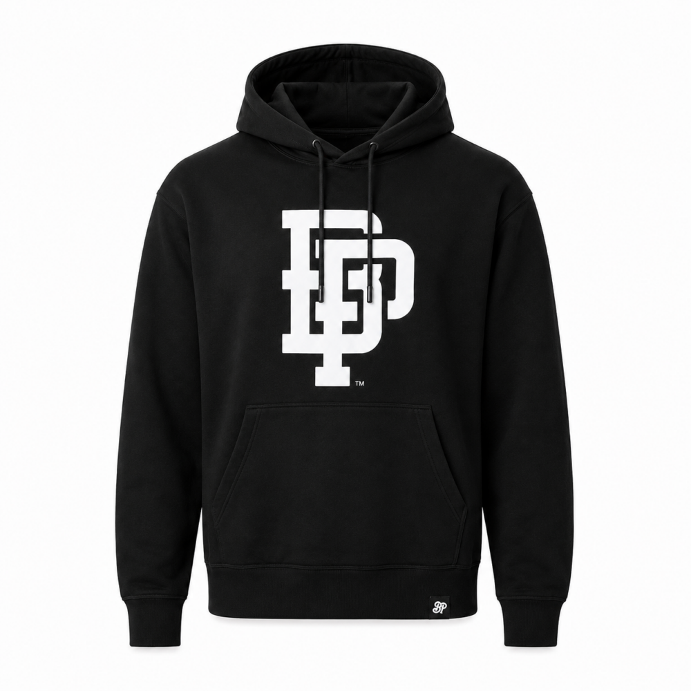BP Clothing Collage Logo Hoodie Black