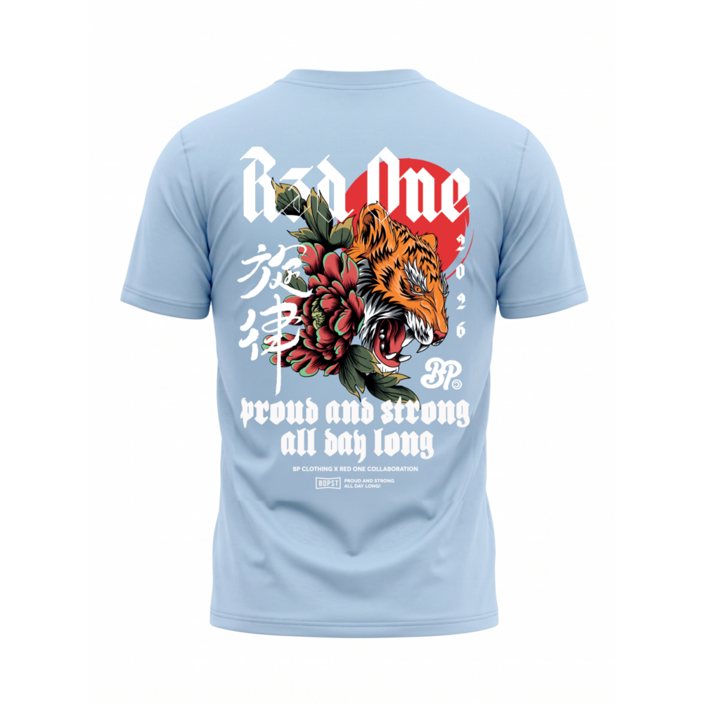 BP Clothing X R3D ONE Tiger Tee Blue