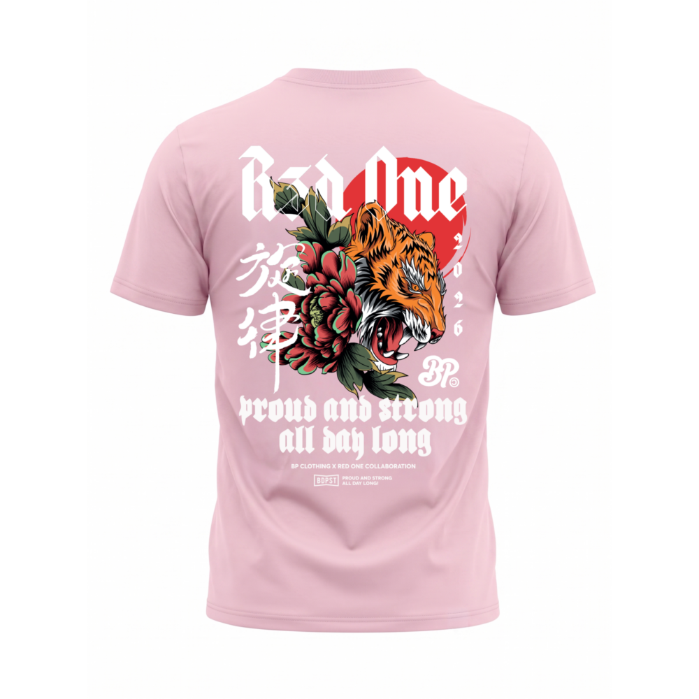 BP Clothing X R3D ONE Tiger Tee Pink