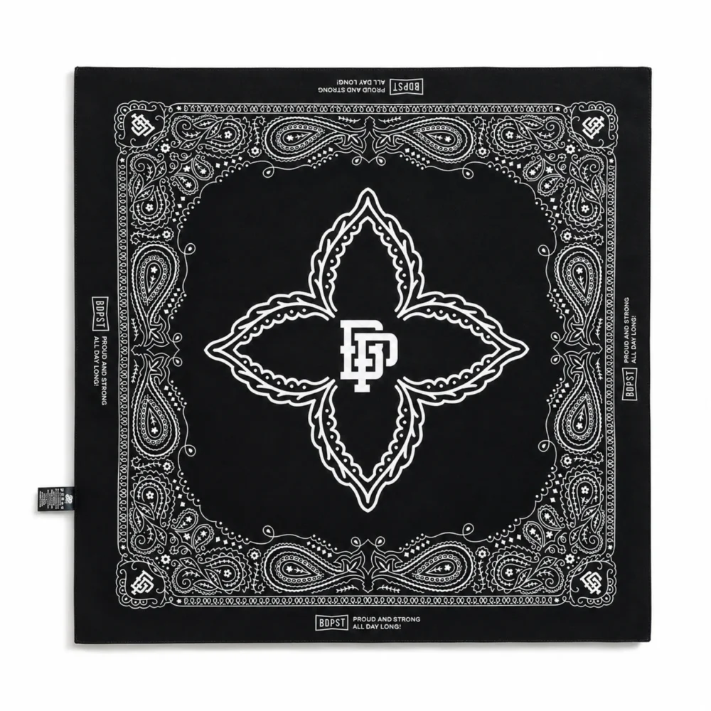 BP Clothing Bandana Collage Black