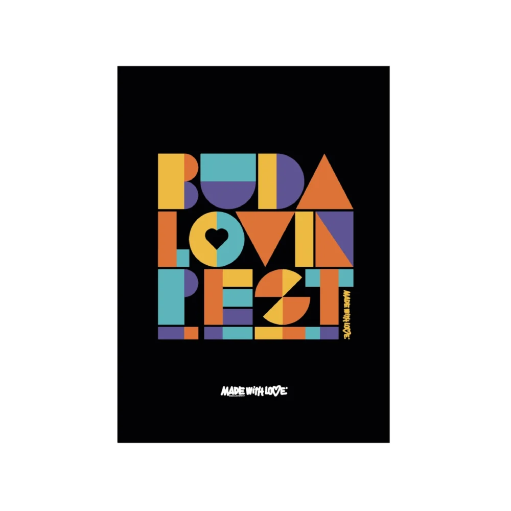 BP Clothing Fridge Magnet Buda Lovin Pest Multicolor