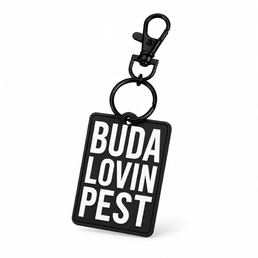 BP Clothing Keychain Buda Lovin Pest Black