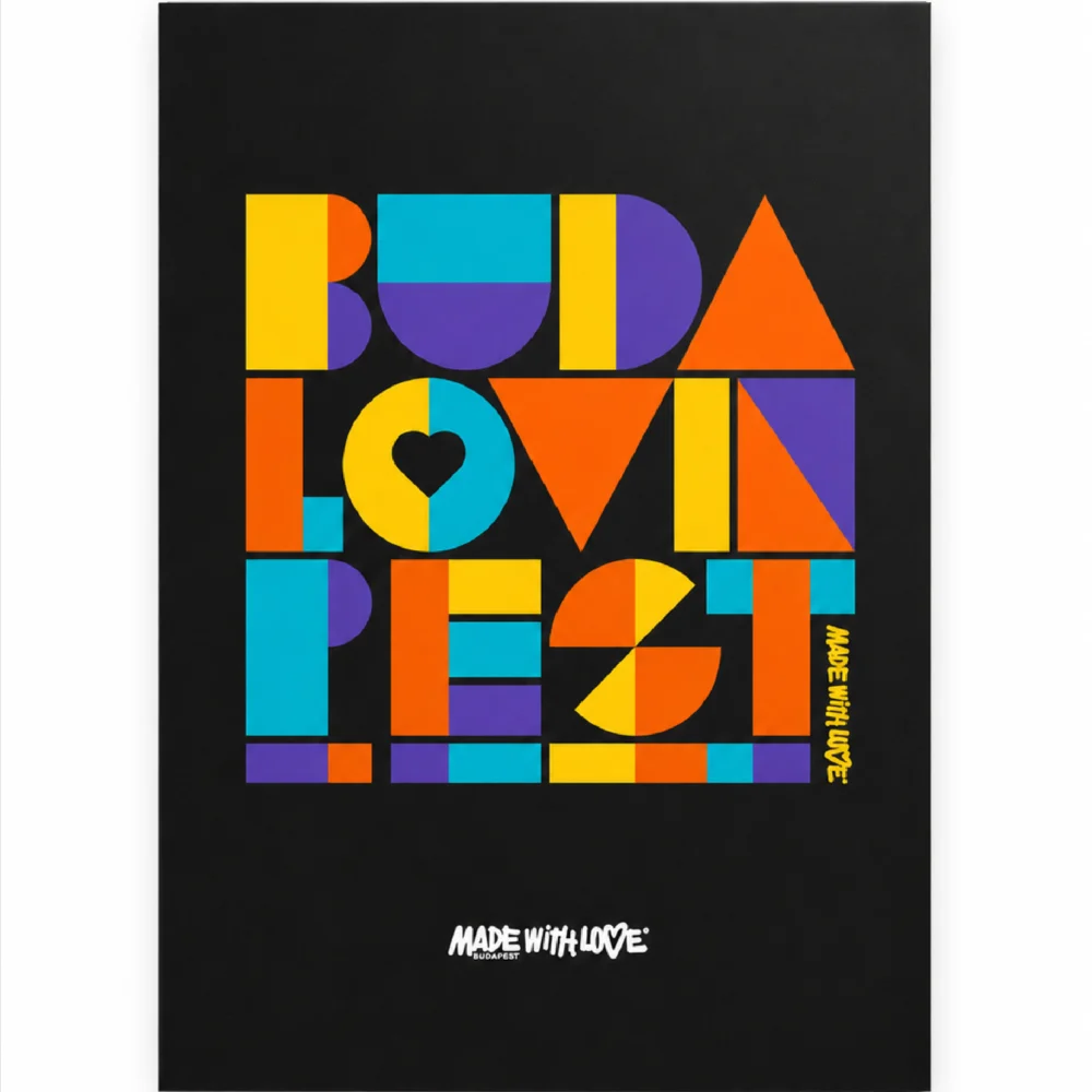 BP Clothing Postcard Buda Lovin Pest Multicolor