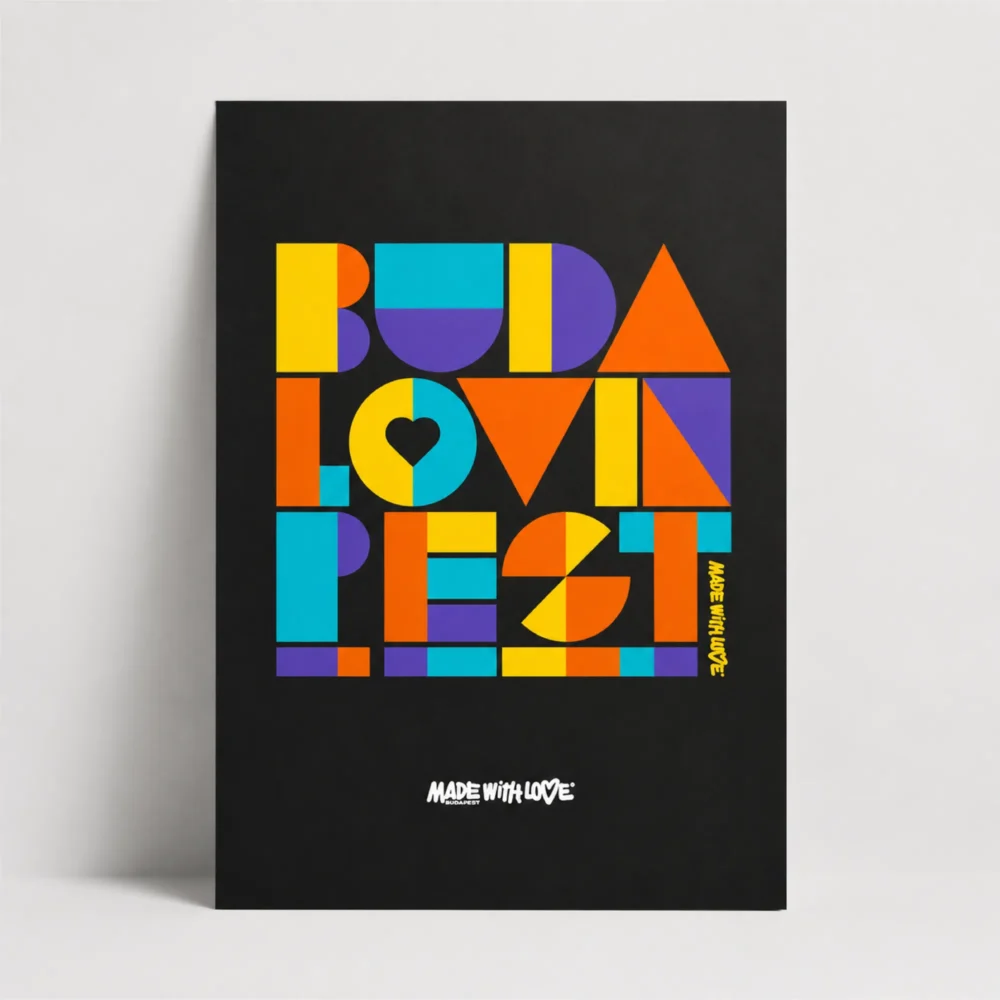 BP Clothing Postcard Buda Lovin Pest Multicolor