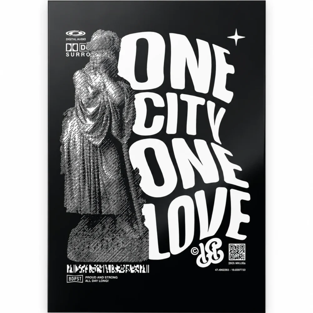 BP Clothing Postcard One City One Love Black
