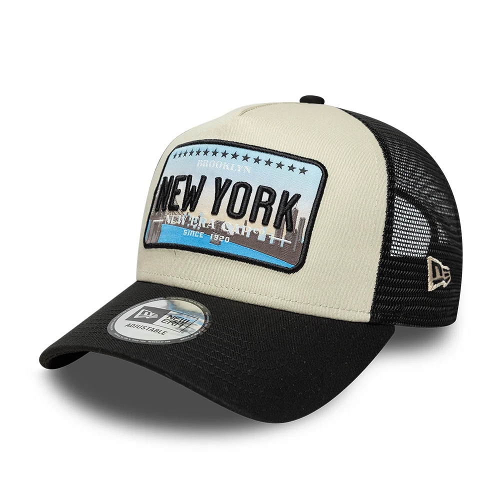 KAPA NE LICENCE PLATE TRUCKER NEWERA  BLKSTN ŠT:OSFM