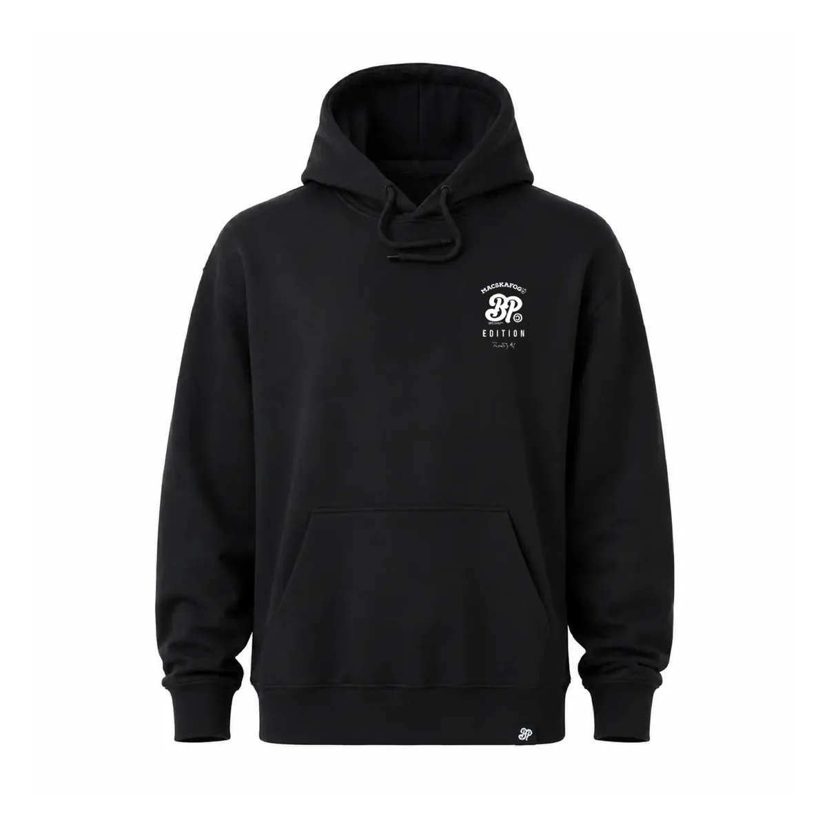 BP Clothing X Macskafogó Beware Of The Dog Hoodie Black – másik oldal