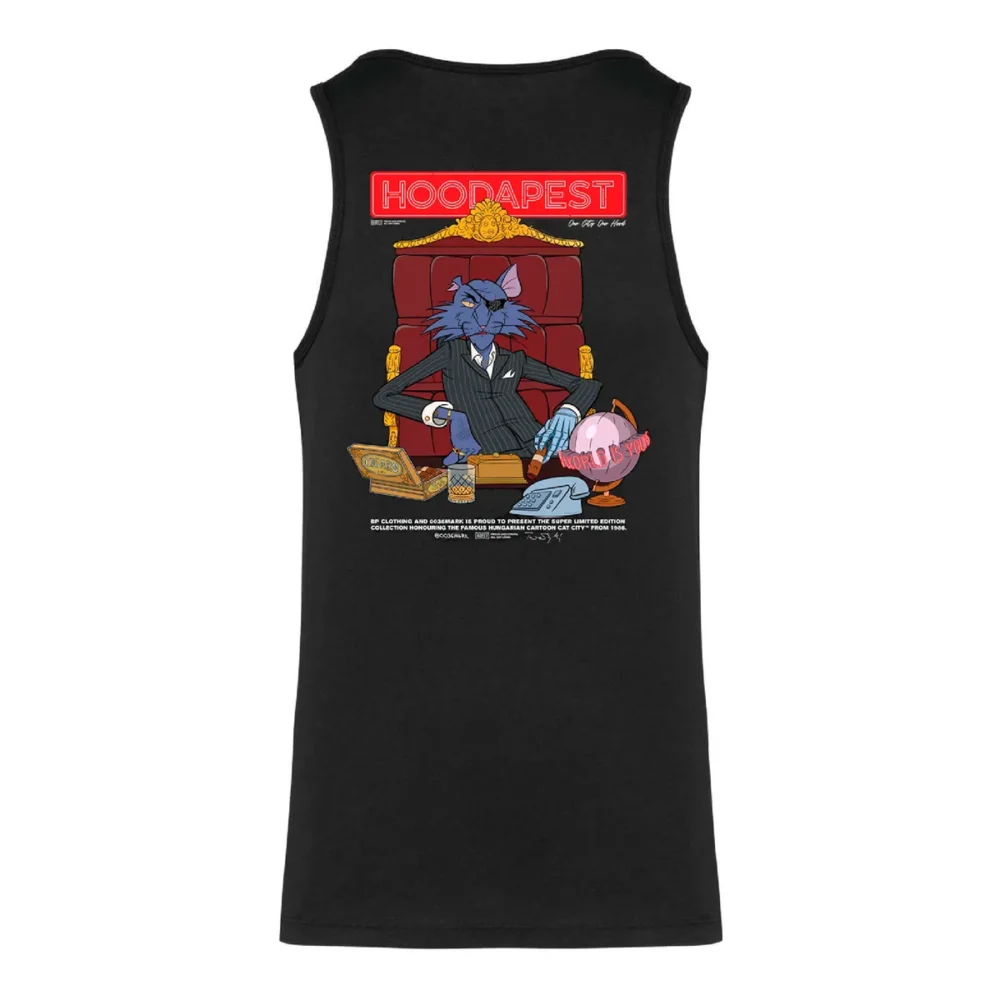 BP Clothing x Macskafogó Mr Scarface Teufel Tank Black