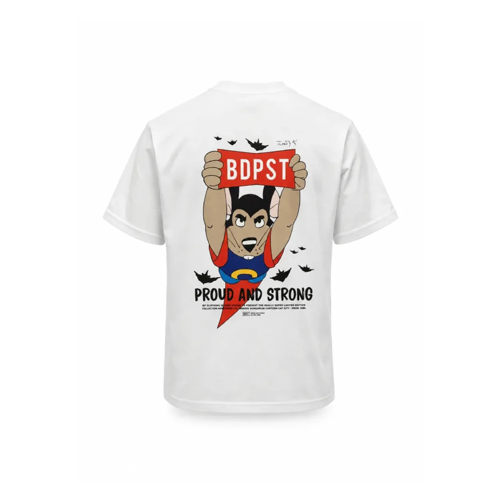 BP Clothing X Macskafogó Supergrabo Tee White