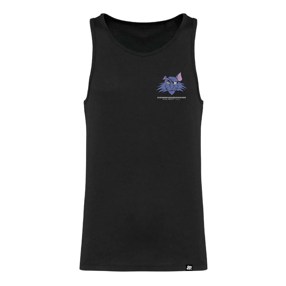 BP Clothing x Macskafogó Mr Teufel Slogen Tank Black – másik oldal