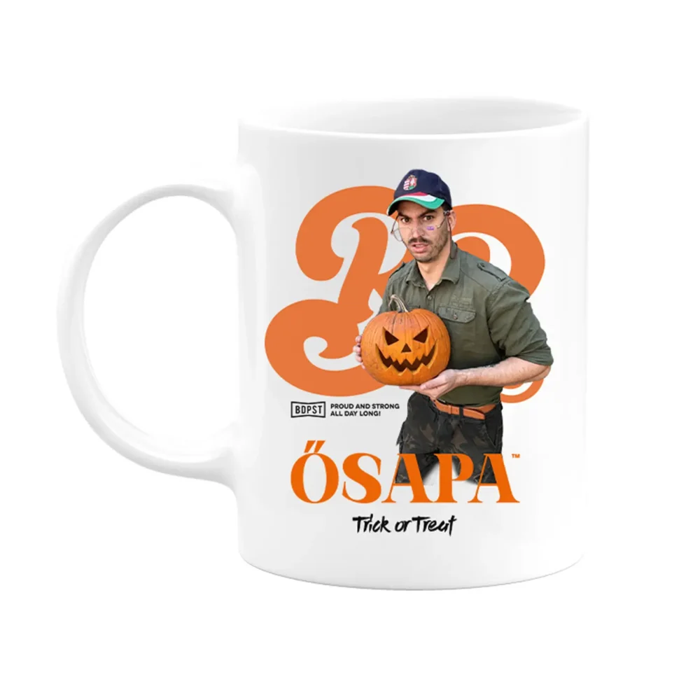 BP Clothing X Ősapa Halloween Mug White