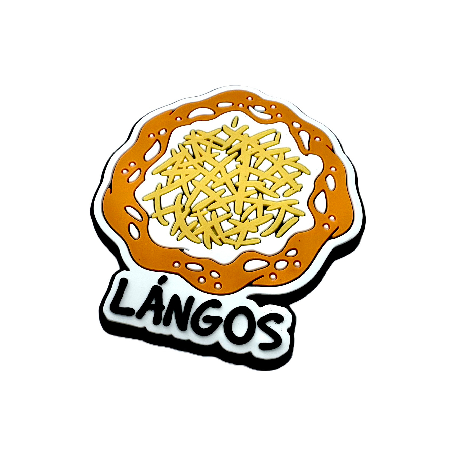 lángos hűtőmágnes budapest